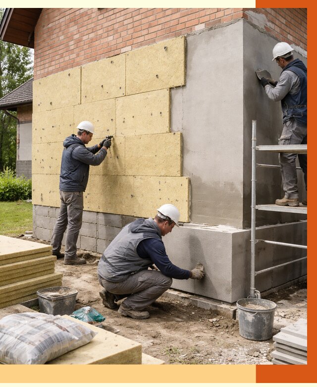 Утепление частного дома в Элисте под ключ от 7767 руб/м2 — недорого | ТепломастерЭлс