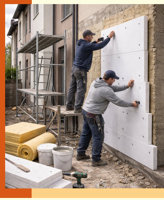 Утепление таунхауса с гарантией комфорта в Элисте