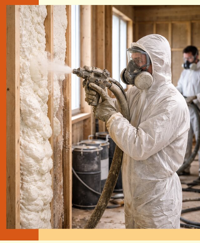 Утепление каркасного дома пенополиуретаном в Элисте