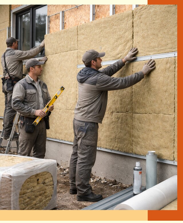 Утепление дома из SIP панелей в Элисте от 6421 руб./м² под ключ | ТепломастерЭлс