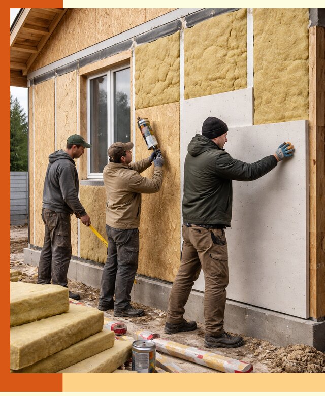 Профессиональное утепление дома из SIP-панелей в Элисте