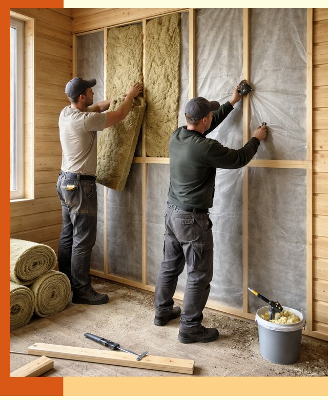 Утепление дома из минибруса в Элисте: комплексные теплоизоляционные работы