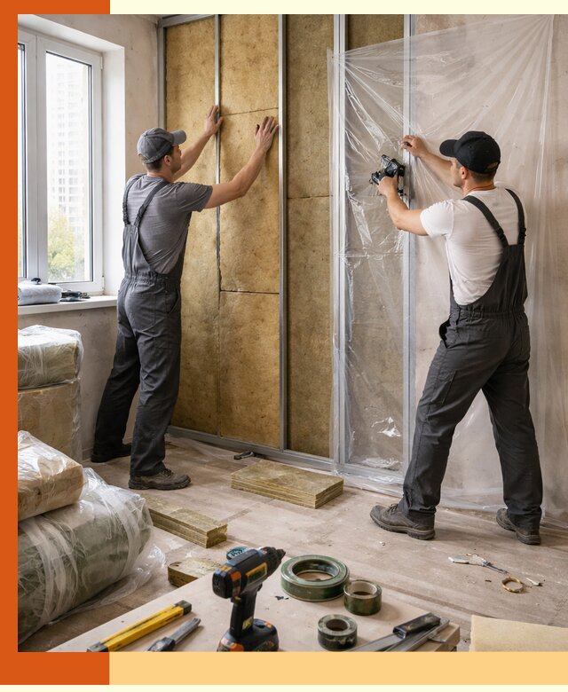 Утепление квартиры изнутри профессионально в Элисте