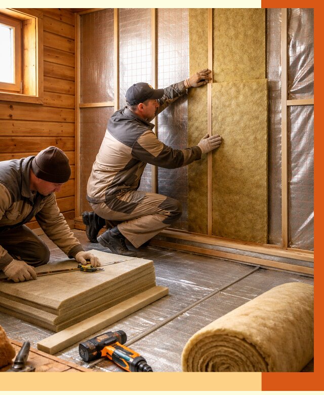 Утепление бани изнутри в Элисте под ключ от 4350 руб./м² | ТепломастерЭлс