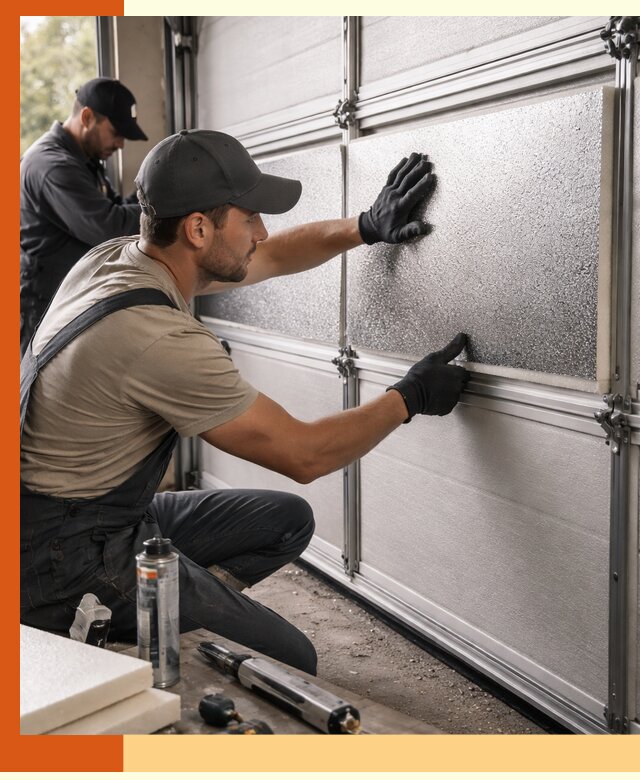 Утепление гаражных ворот в Элисте качественно и надежно