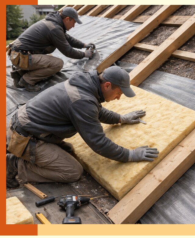 Профессиональное утепление крыши в Элисте качественно и надежно