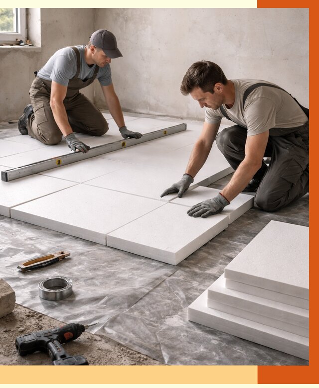 Утепление бетонного пола в Элисте от 2589 руб/м2 — монтаж и цена | ТепломастерЭлс