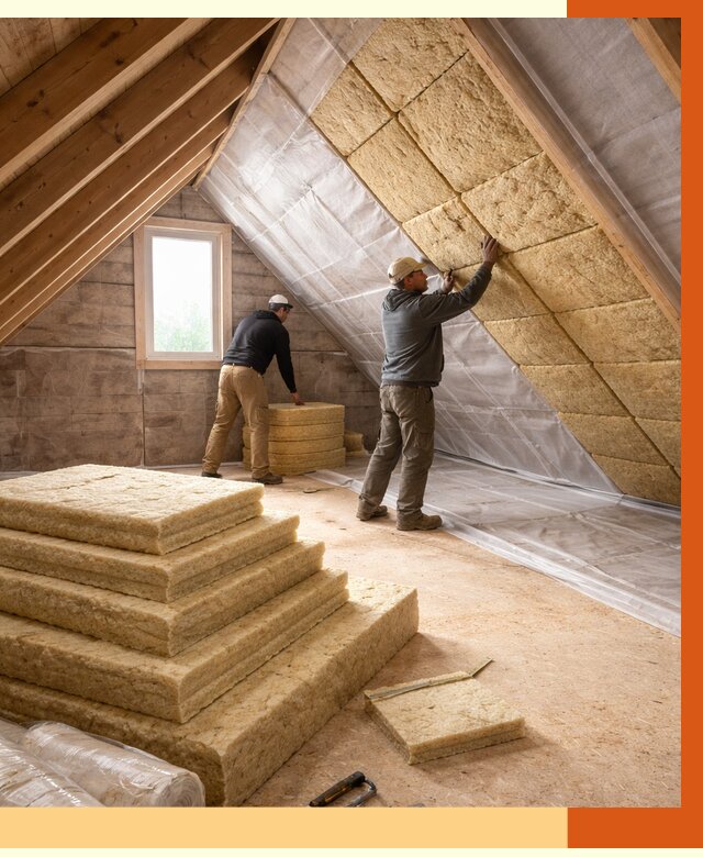 Утепление мансарды в Элисте от 2589 руб/м2 — комплексно и под ключ | ТепломастерЭлс