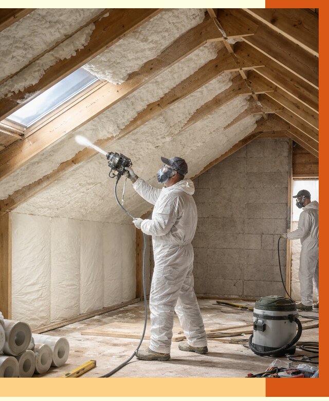 Утепление мансарды ППУ в Элисте от 2848 руб./м² — заказать под ключ | ТепломастерЭлс