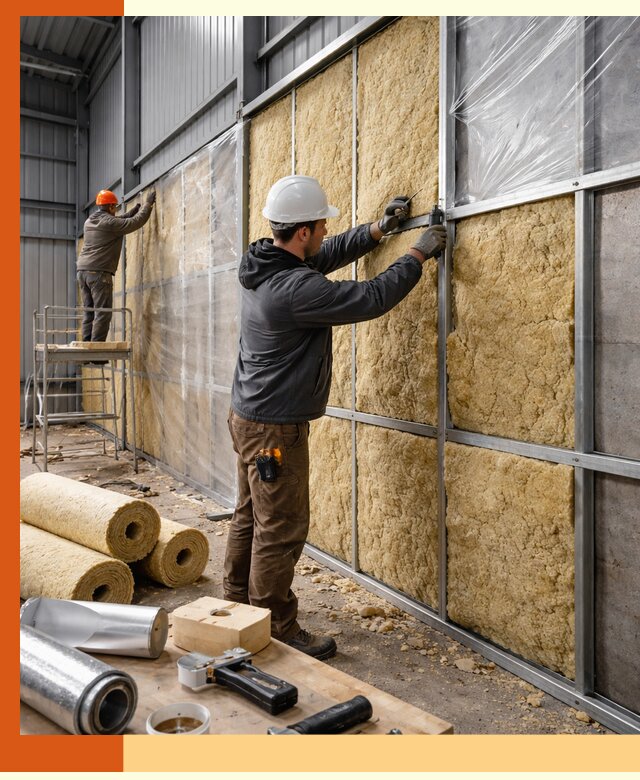 Утепление ангара в Элисте — профессиональная теплоизоляция помещений