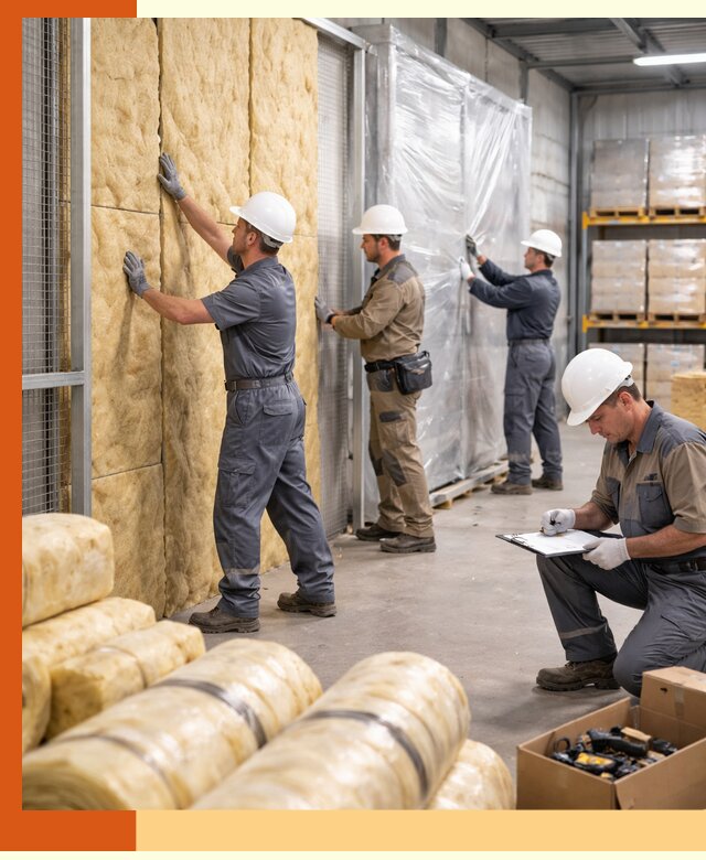 Утепление склада готовой продукции в Элисте качественно и быстро