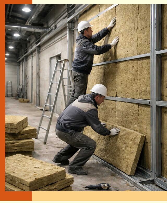 Утепление цеха под ключ в Элисте с гарантией качества