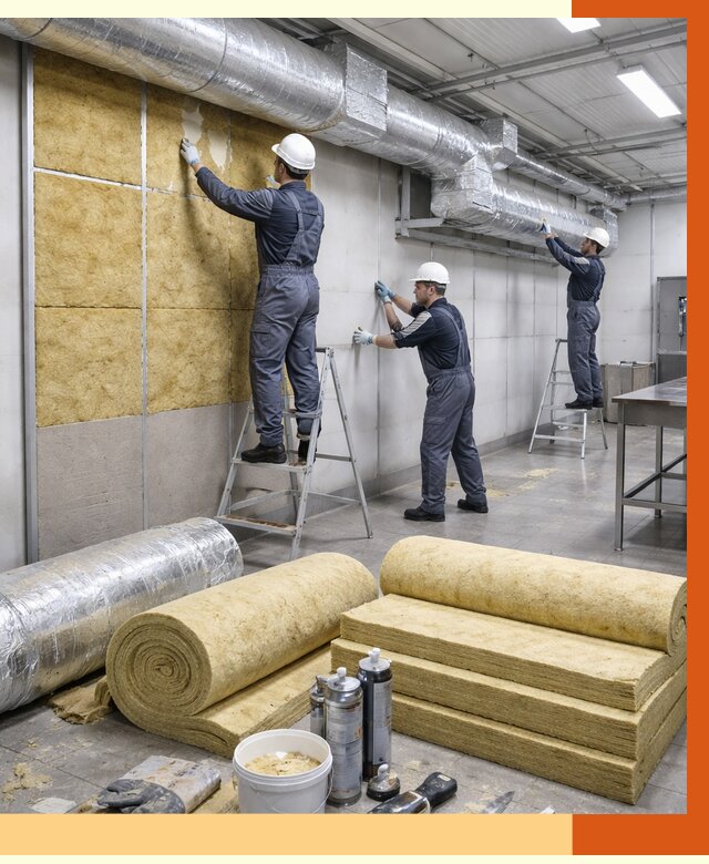 Утепление пищевого цеха в Элисте от 12945 руб./м² — комплексно под ключ | ТепломастерЭлс