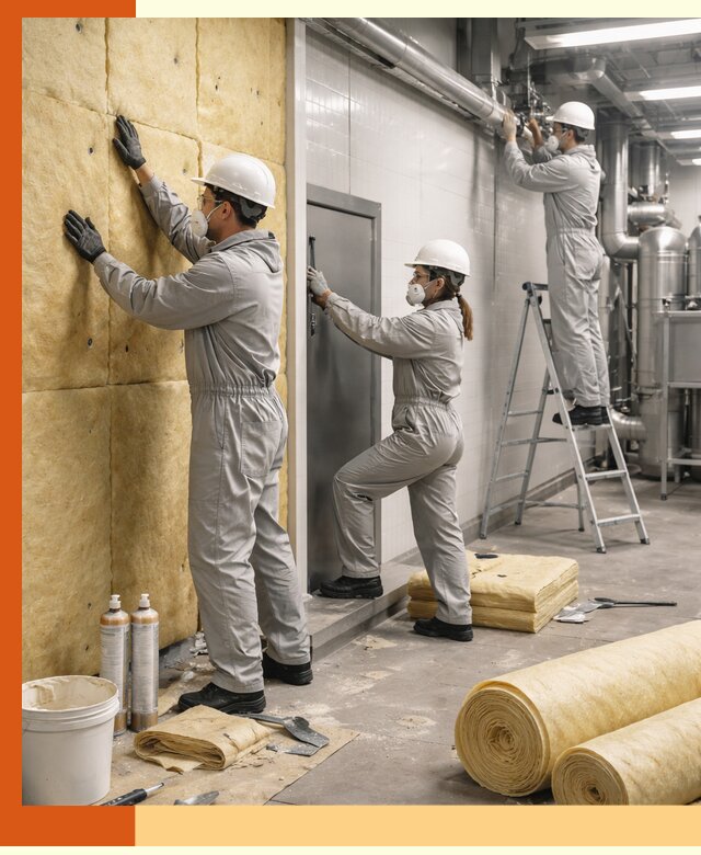 Утепление пищевого цеха под ключ в Элисте