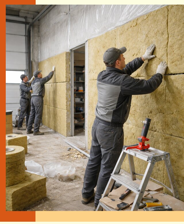 Утепление автосервиса и мастерских в Элисте качественно и надёжно