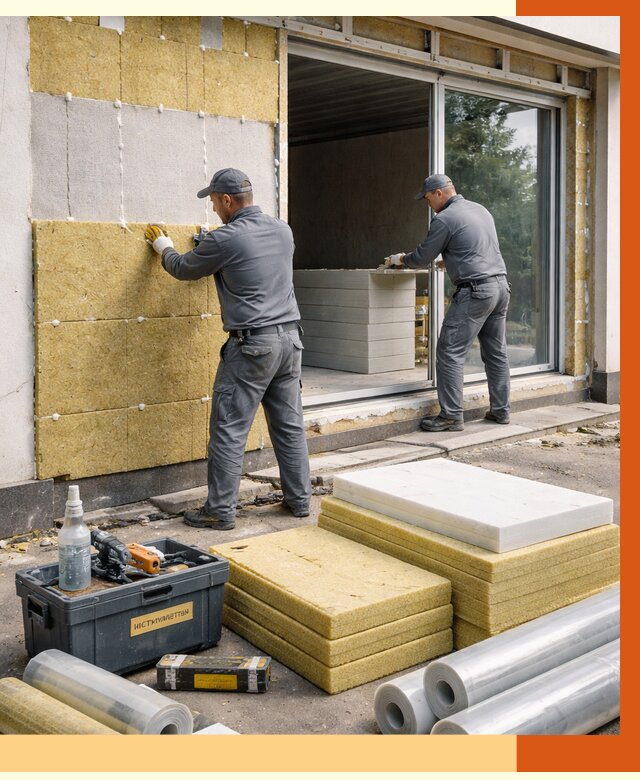 Утепление торгового павильона в Элисте от 15016 руб./м² под ключ | ТепломастерЭлс