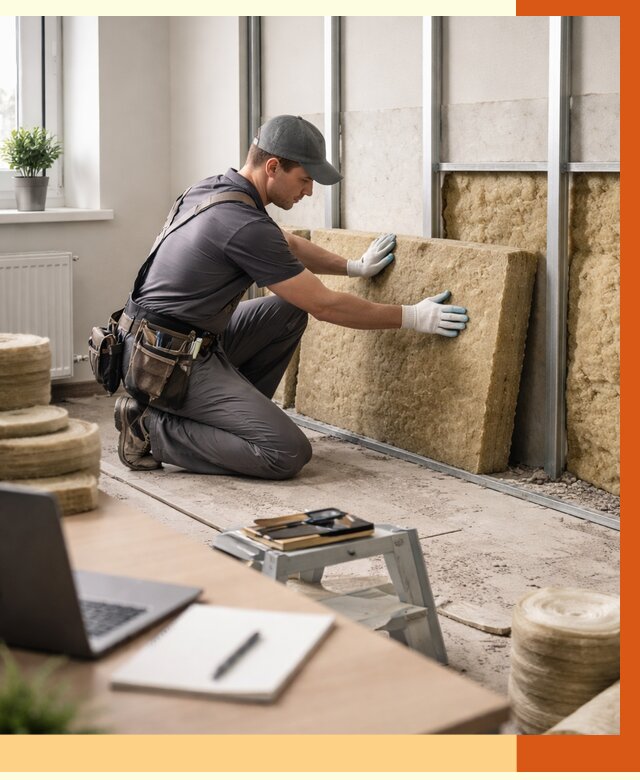 Утепление офиса в Элисте от 4660 руб/м2 — комплексное утепление офиса под ключ | ТепломастерЭлс