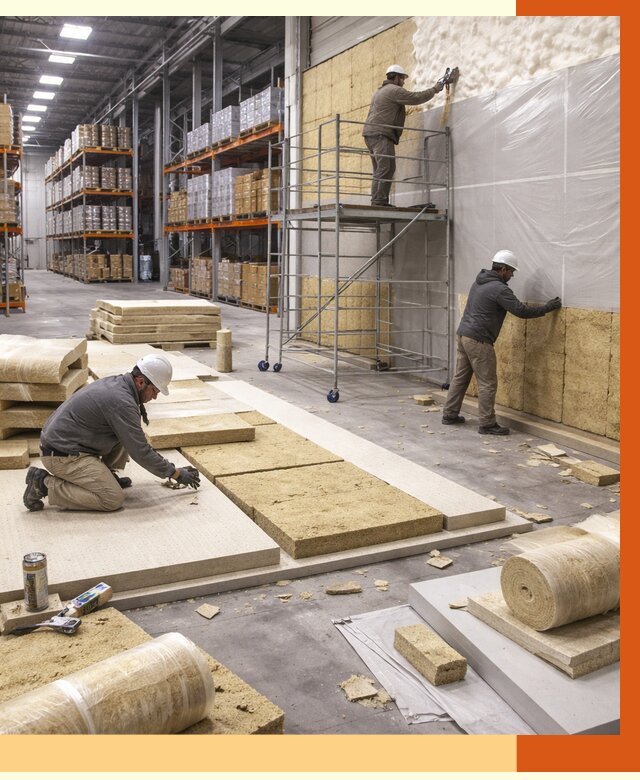 Утепление складского терминала в Элисте от 7767 руб./м² под ключ | ТепломастерЭлс