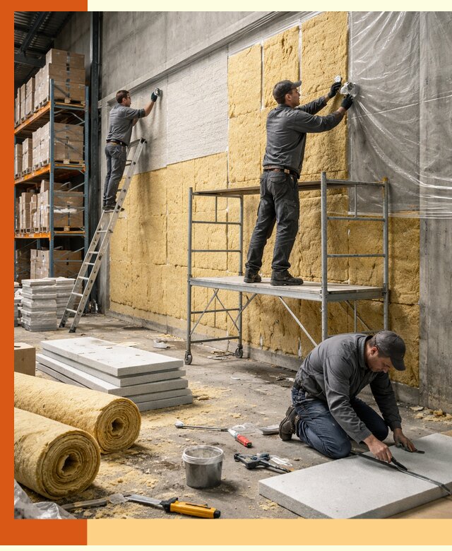 Утепление холодного склада под ключ в Элисте