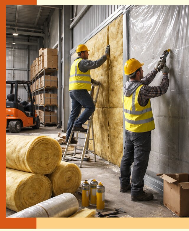 Утепление склада с техникой в Элисте под ключ