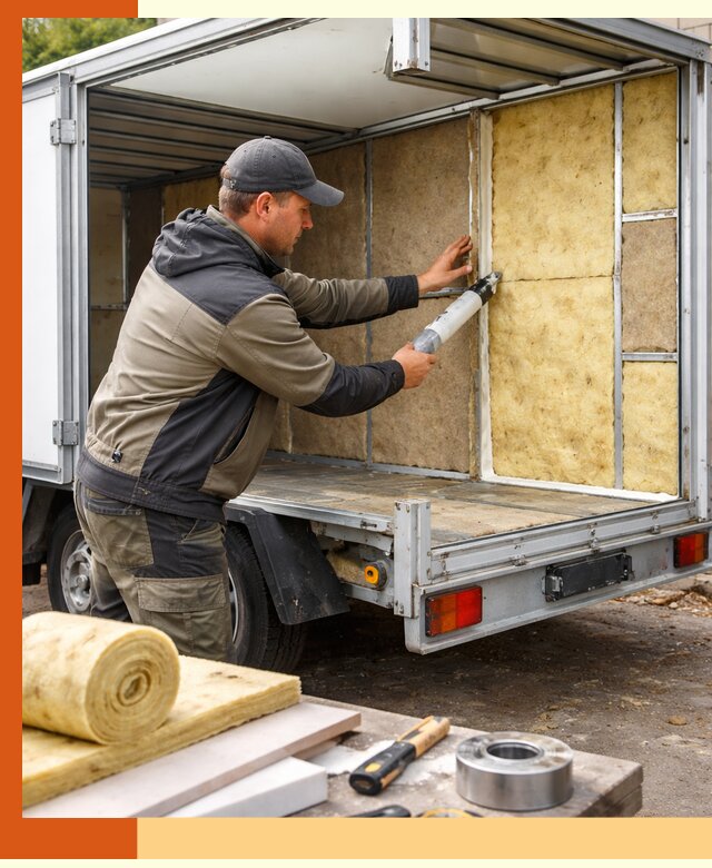 Профессиональное утепление прицепа в Элисте для любых условий