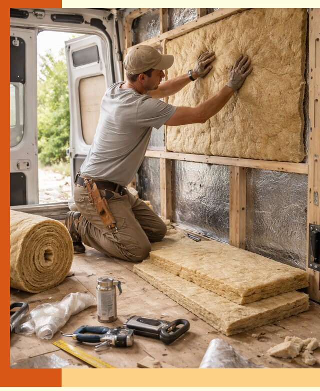 Утепление кемпера под ключ в Элисте с гарантией качества