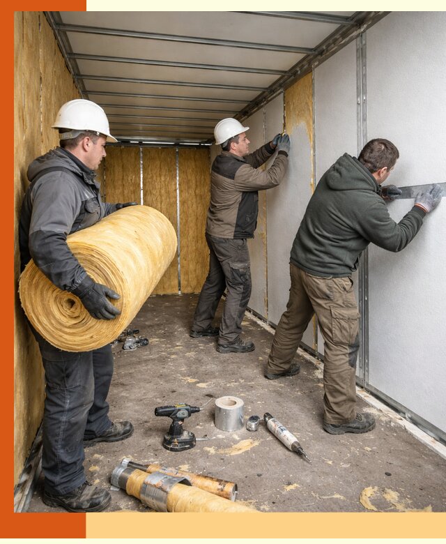 Утепление рефрижераторного контейнера в Элисте профессионально и надежно