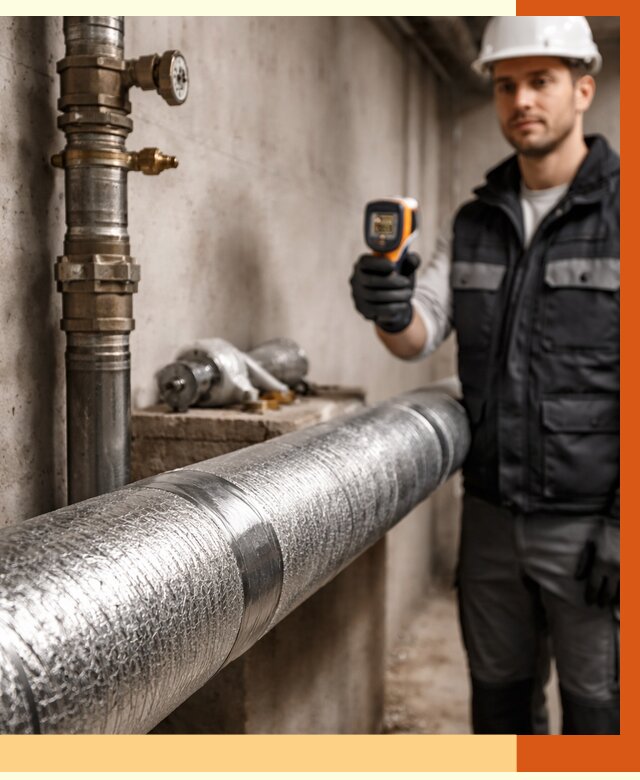 Утепление труб водоснабжения в Элисте от 8803 руб. за м² — услуги ТепломастерЭлс