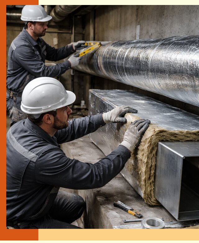 Профессиональное утепление воздуховодов и теплоизоляция в Элисте