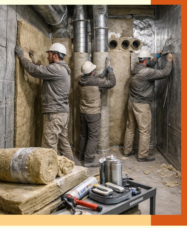 Утепление венткамеры в Элисте под ключ от 1502 руб. — профессионально | ТепломастерЭлс