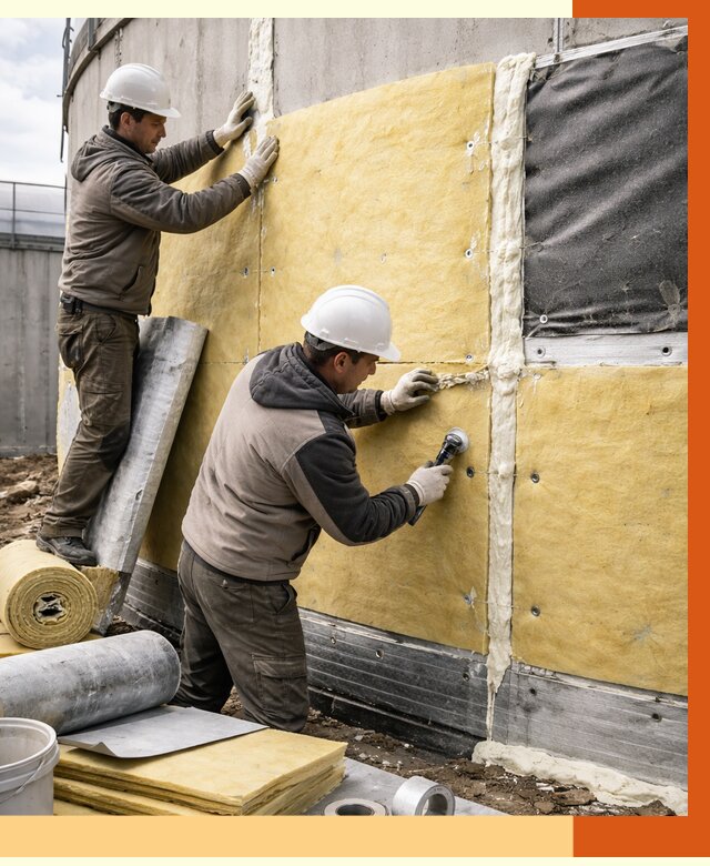 Утепление резервуара в Элисте от 28479 руб/м2 — монтаж ППУ и комплекс под ключ | ТепломастерЭлс