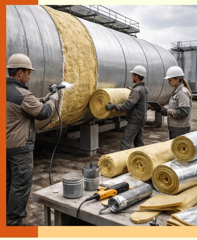 Утепление цистерны в Элисте — утеплители и монтаж под ключ