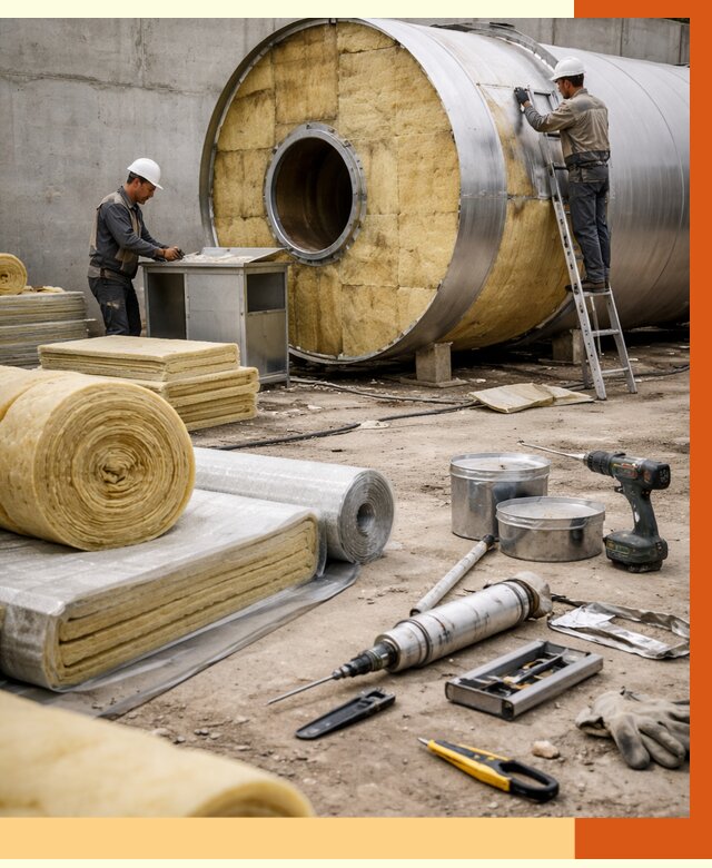 Утепление резервуара с топливом в Элисте от 28479 руб. под ключ | ТепломастерЭлс