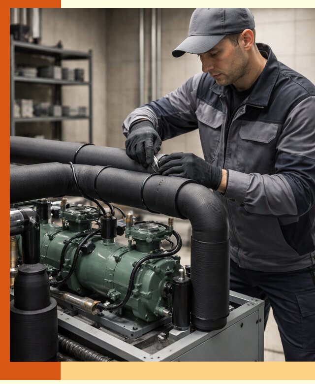 Утепление холодильного агрегата и теплоизоляция в Элисте