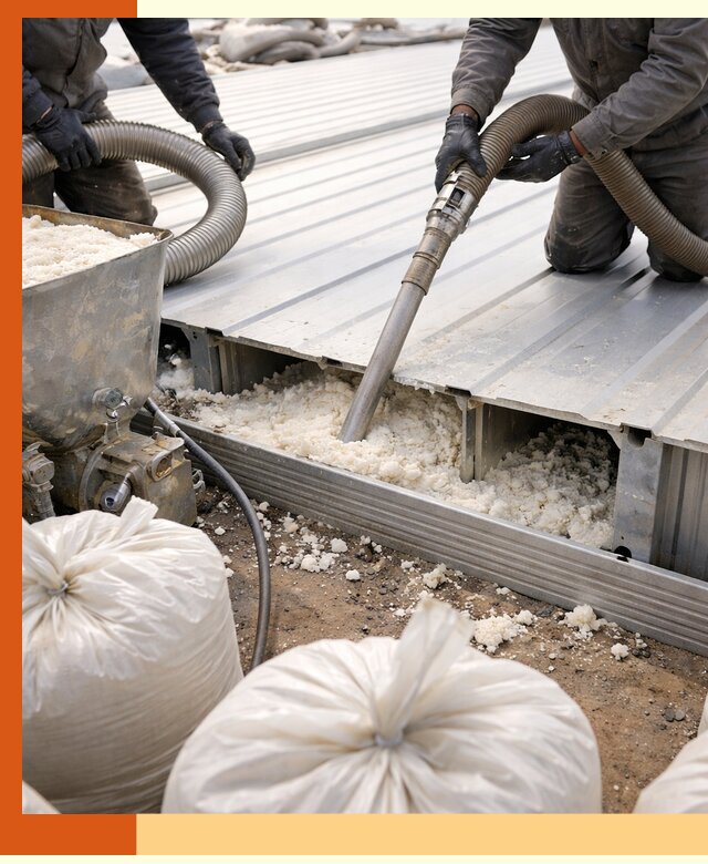 Заполнение пустот кровельных панелей пенными и мокрыми герметиками в Элисте