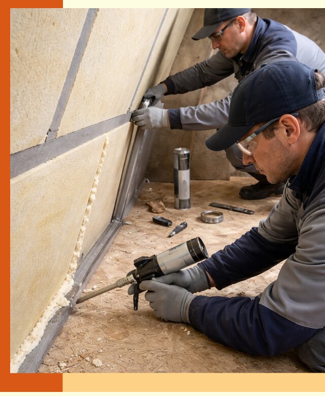 Герметизация стыков ППУ в Элисте — надежное уплотнение швов