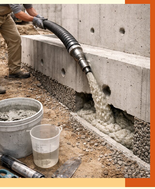 Заполнение полостей фундамента в Элисте от 7042 руб. под ключ | ТепломастерЭлс