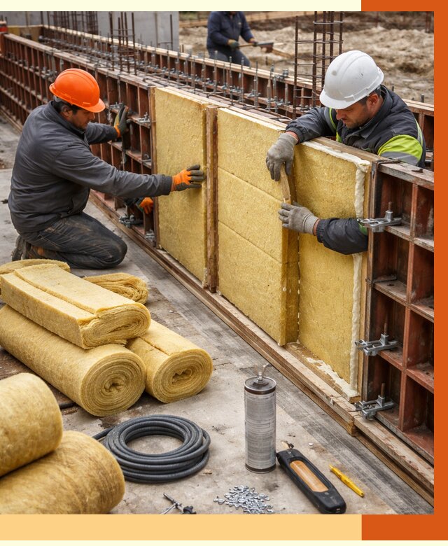 Теплоизоляция опалубки в Элисте от 7456 руб. за м2 — услуги и монтаж | ТепломастерЭлс