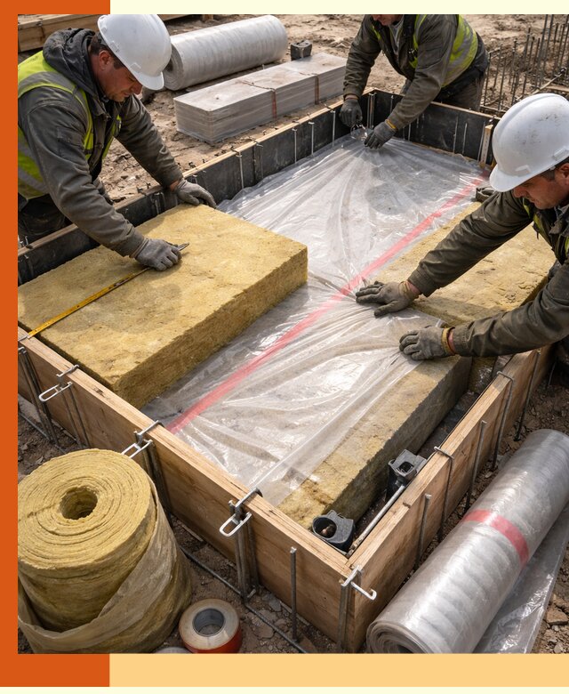 Теплоизоляция опалубки для строительства в Элисте