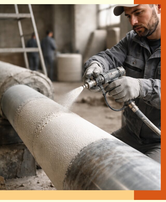 Утепление труб жидкой теплоизоляцией в Элисте от 7767 руб. под ключ | ТепломастерЭлс