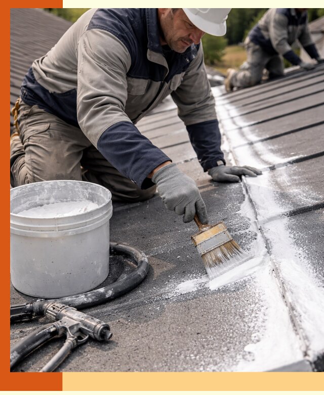 Утепление кровли жидкой теплоизоляцией в Элисте