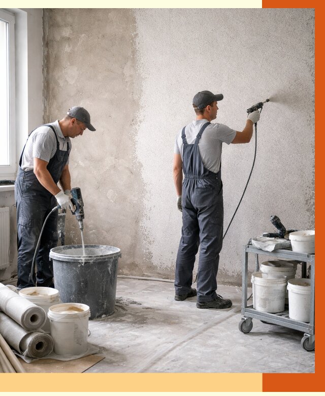 Утепление стен жидкой теплоизоляцией в Элисте от 4350 руб/м² | ТепломастерЭлс