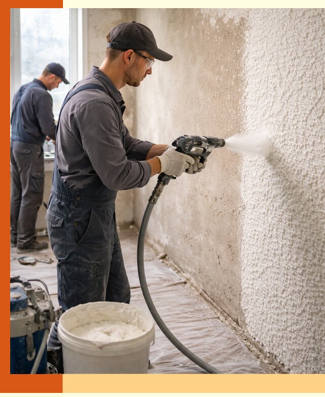 Утепление стен жидкой теплоизоляцией в Элисте для квартир и домов