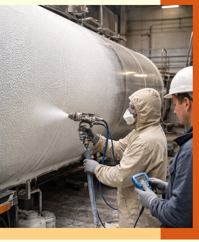 Утепление автоцистерны жидкой теплоизоляцией в Элисте от 15016 руб. под ключ | ТепломастерЭлс