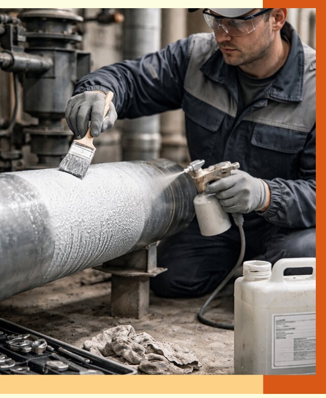 Утепление оборудования жидкой теплоизоляцией в Элисте от 4660 руб. | ТепломастерЭлс