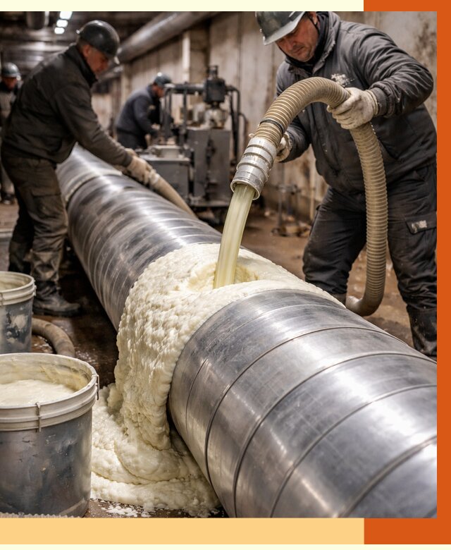 Утепление теплотрассы жидкой теплоизоляцией в Элисте от 4350 руб. | ТепломастерЭлс