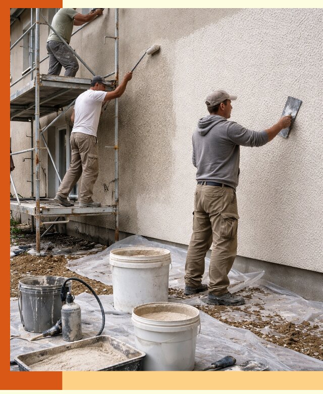 Утепление фасада жидкой пробкой в Элисте