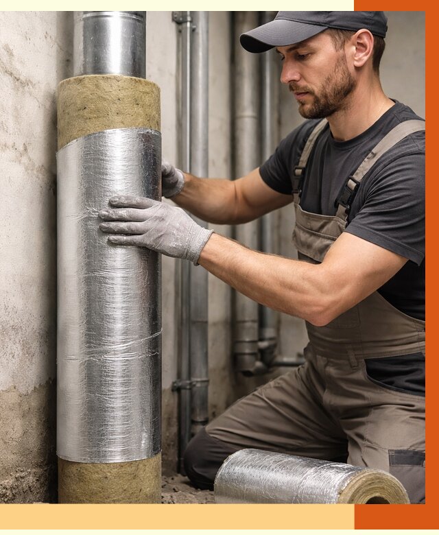 Шумоизоляция труб в Элисте от 1243 руб. — шумоподавление и звукоизоляция труб | ТепломастерЭлс