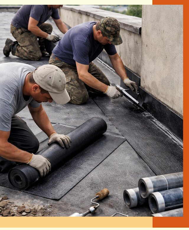 Гидроизоляция кровли в Элисте от 4660 руб. — профессиональная гидроизоляция крыши | ТепломастерЭлс
