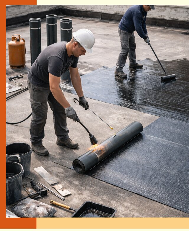 Гидроизоляция кровли в Элисте — надежная защита от протечек